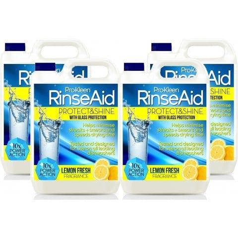 ProKleen Pro-Kleen Rinse Aid (20L + 500ml) - Lemon Fresh - Protect & Shine With Added Glass Protection