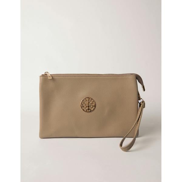 Blue Vanilla Clutch With Detachable Strap