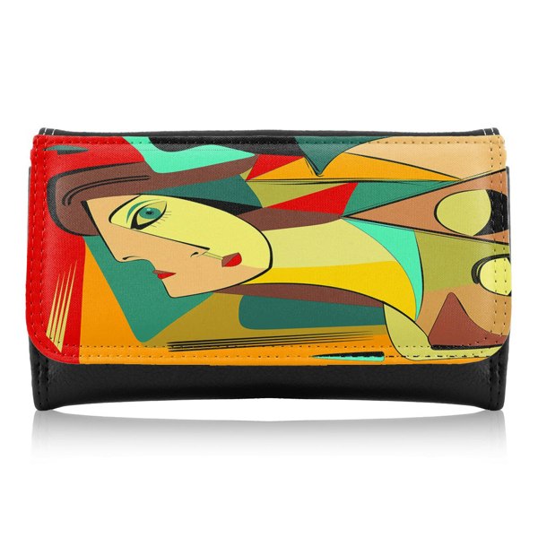 Benjamin Tate Design Abstract portrait Designer Maxi Purse
