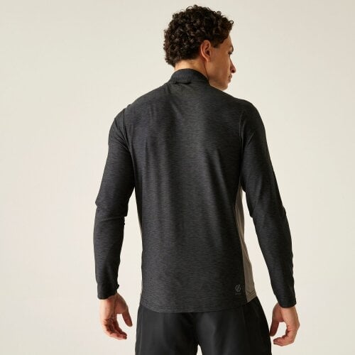 Dare 2B Mens Power Up III Jersey - Black Marl