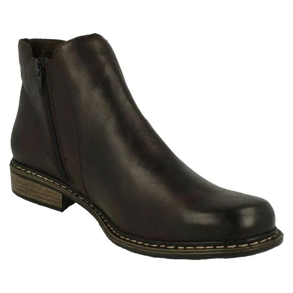 Rieker Ladies Rieker Casual Heeled Ankle Boots Z4994