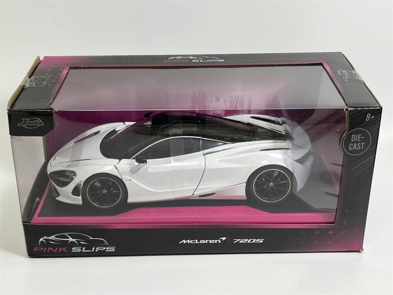 Jada McLaren 720S White 1:24 Scale Pink Slips Jada 253293014