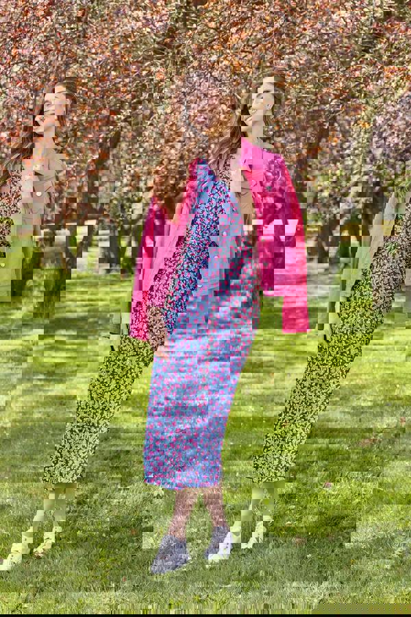 Mudflower Coloured Denim Jacket