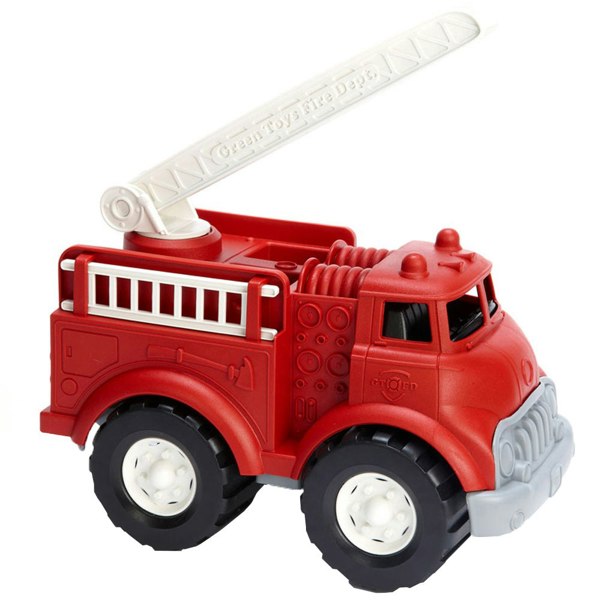 Green Toys Fire Truck With Rotating Ladders - Made From 100% Recycled Plastic