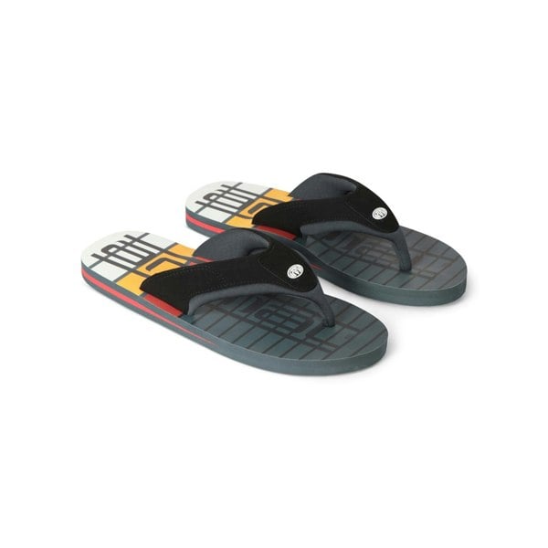 Animal Mens Jekyl Recycled Flip Flops - Grey