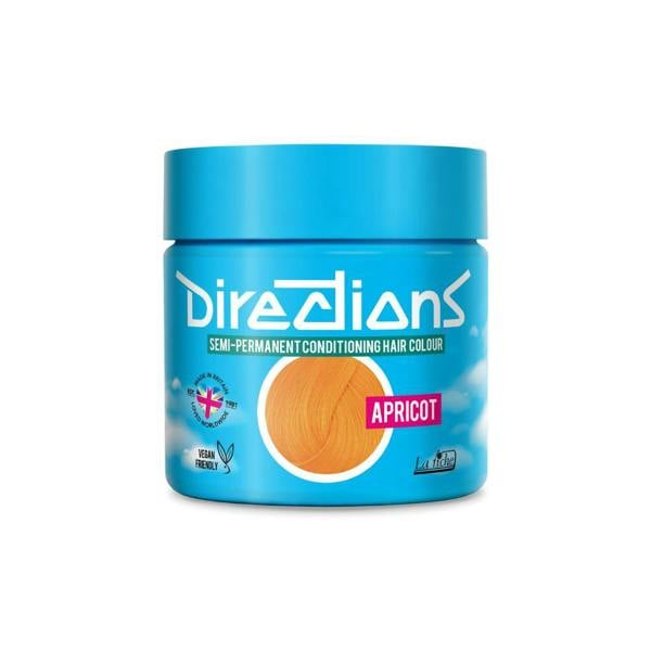 Directions 2 x La Riche Directions Semi-Permanent Hair Color 100ml Tubs - Apricot