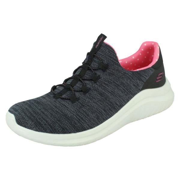 Skechers Ladies Skechers Air-Cooled Memory Foam Trainers Delightful Spot 149185