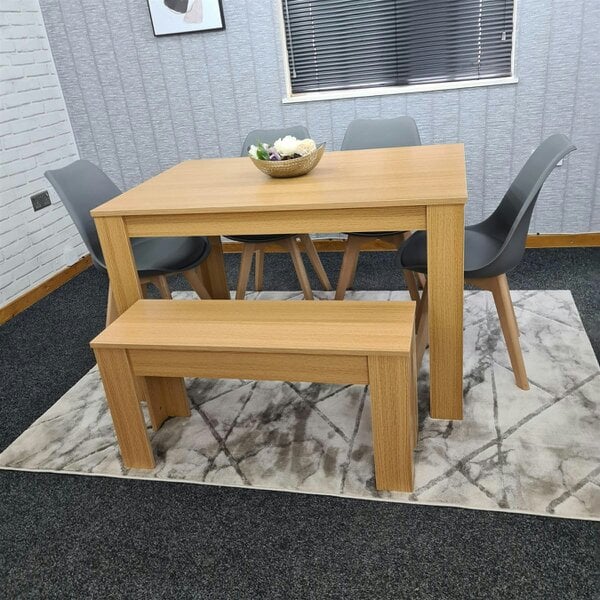Kosy Koala Dining Table Set with 4 Chairs Dining Room and Kitchen table set of 4, and Benches