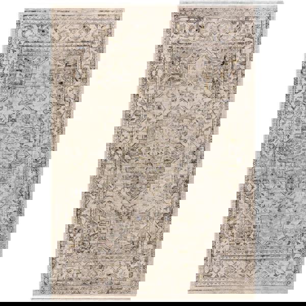 Asiatic Sovereign Ash Medallion Rug