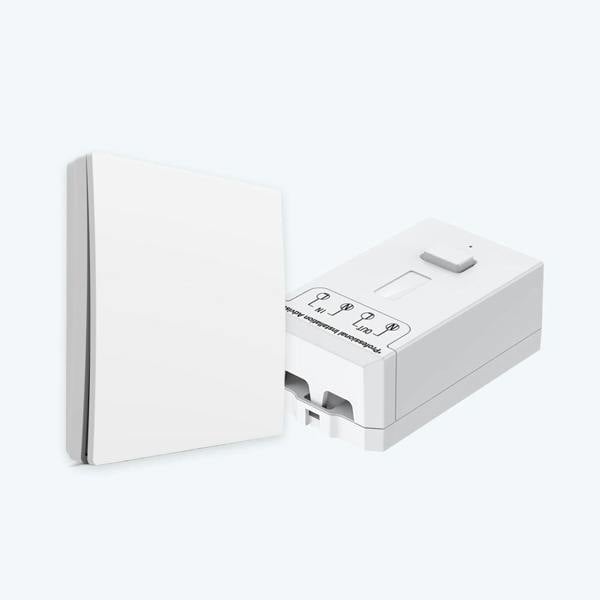 ENER-J Wireless Kinetic 1 Gang Switch & Dimmable Wi-Fi Receiver | ECO Series