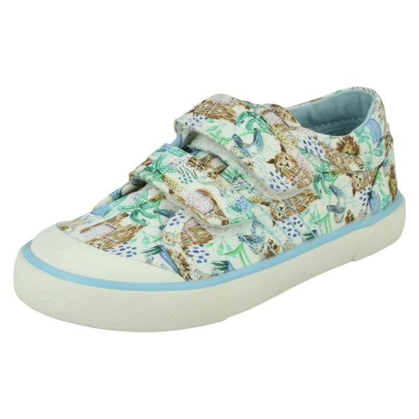 Start-rite Boys Startrite Casual Hook And Loop Canvas Shoes Escape