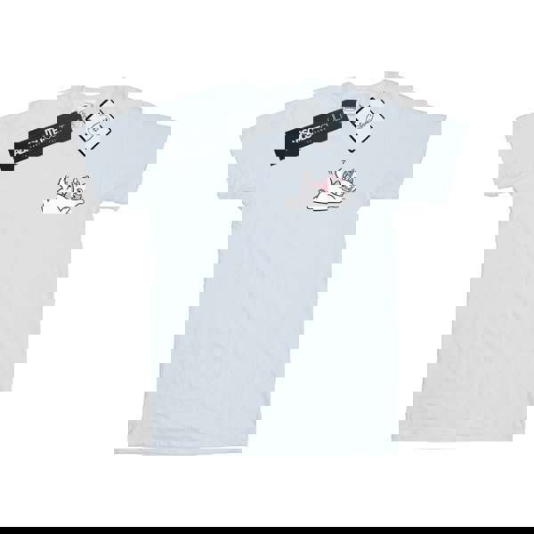 Disney Mens Aristocats Marie Sweet Backside Breast Print T-Shirt - White