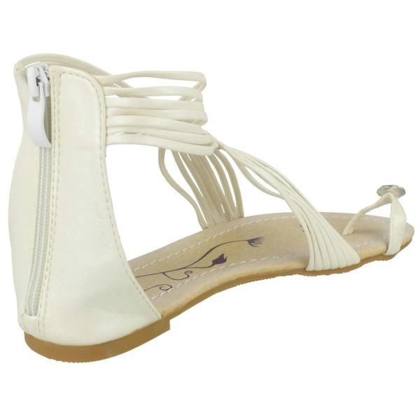 Girls Rojo Vivo Flat Strappy Toeloop Sandal