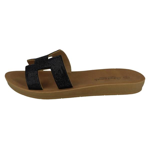 Savannah Ladies Savannah Diamante Vamp Mules