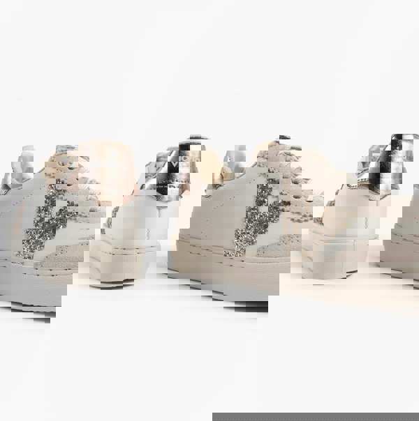 Victoria BERLIN FAUX LEATHER & SHEARLING CYCLIST Womens Trainers Hielo