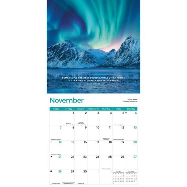 Motivation Calendar 2027, Wall Calendars, Month To View, Lifestyle, Gift