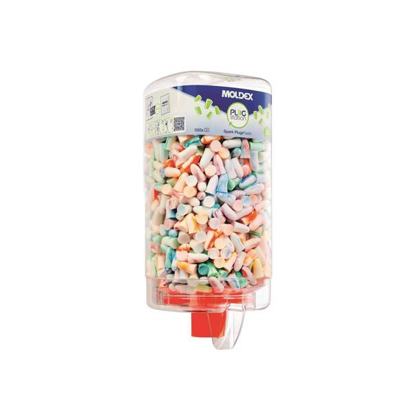 Moldex Spark Plugs Plugstation 500 Snr 35 Db (500 Pairs) - Multi Colour