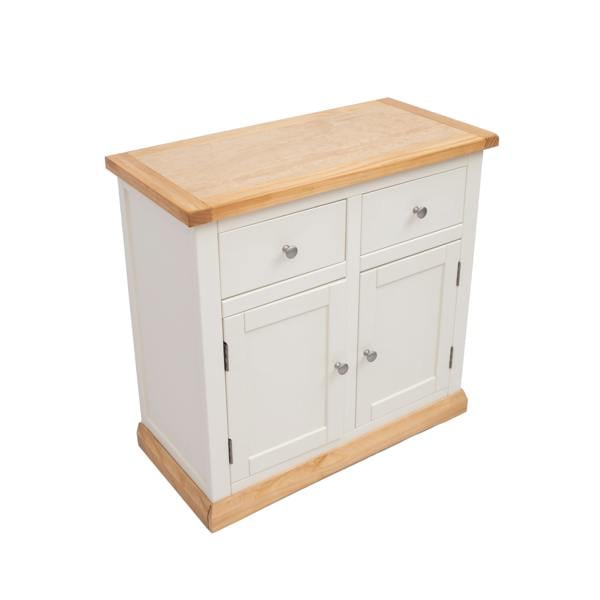 Cabinet Bits Trevi Off White 2 Drawer 2 Door Sideboard Chrome Knob