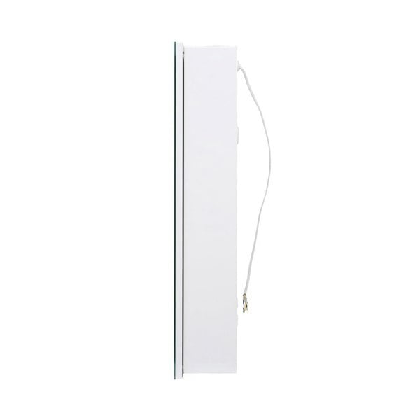 Modern Rectangular LED Bathroom Mirror with Wall Mount Cabinet Bathroom Mirror Cabinets Living and Home