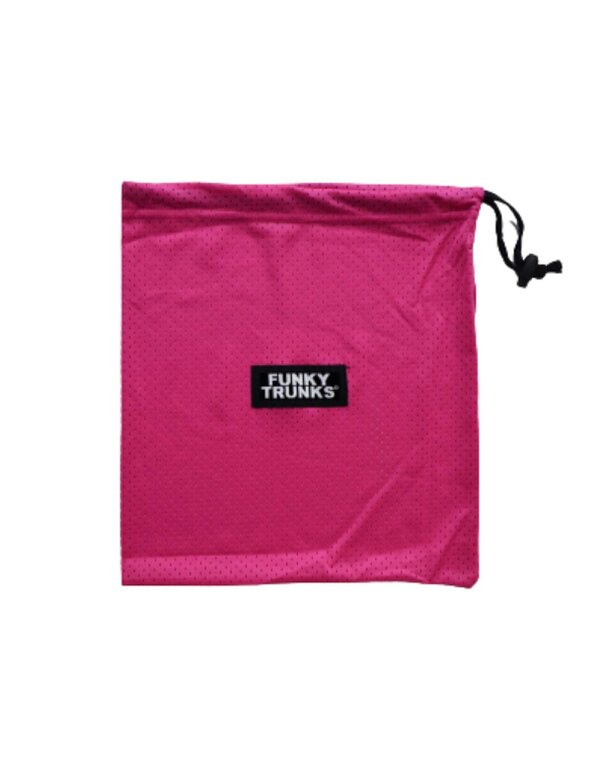 Funky Trunks Mini Drawstring Mesh Bag - Pink