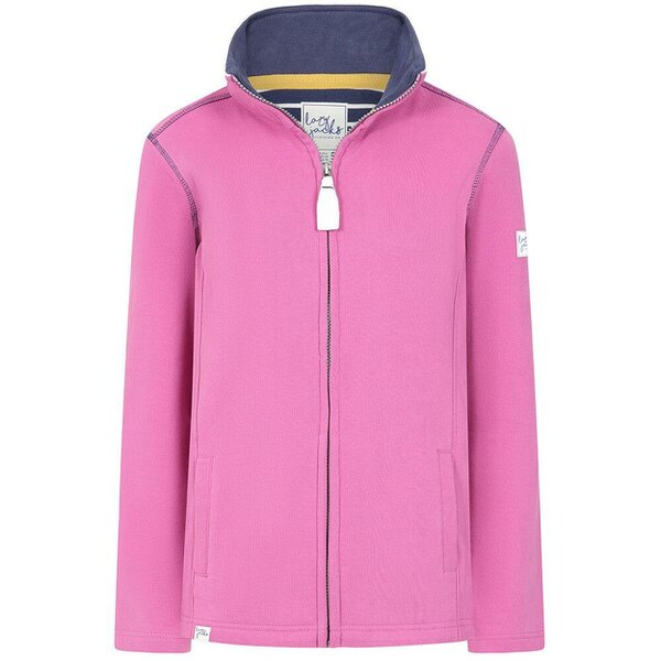 Lazy Jacks LJ33 - Ladies Full Zip Sweatshirt - Raspberry - 24 - Pink