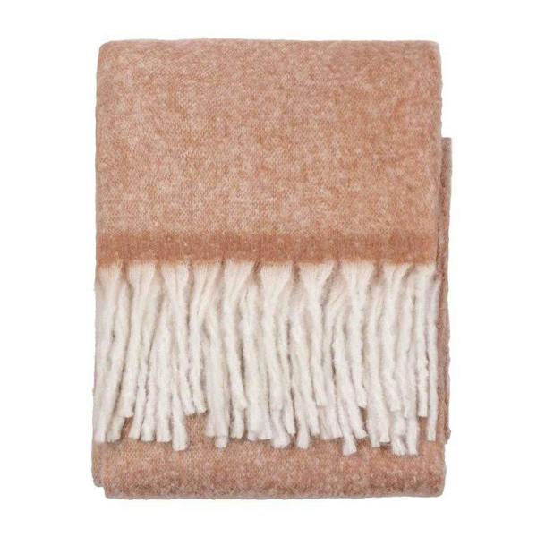 Furn Woven Tassel Throw - Rust - 