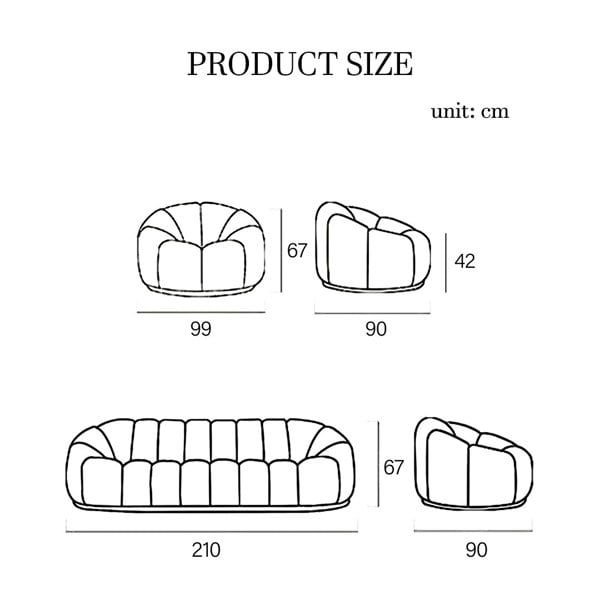 Grace Pumpkin Armchair, White Boucle-Ritconcept-Rit Concept