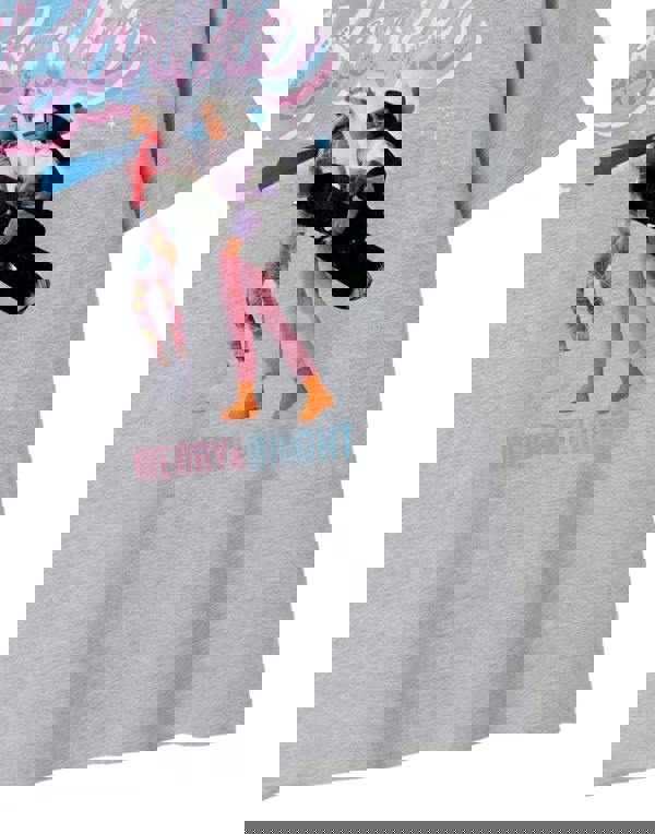 Barbie Womens Grey Merry & Bright Short Sleeved T-Shirt