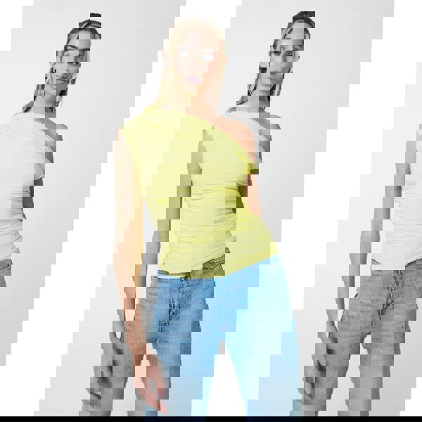 Pink Vanilla Twist Shoulder Top