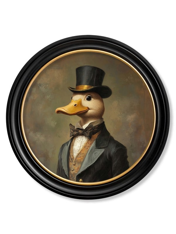  Captain Quackmore - Oxford round frame