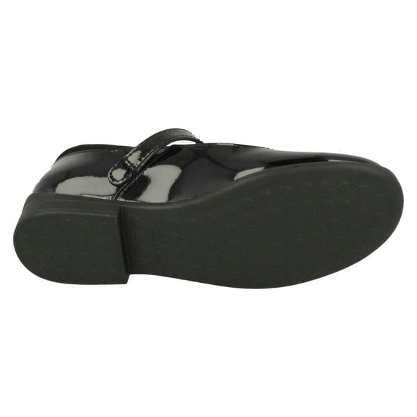 Clarks Girls Clarks T-Bar School Shoes Jamie Sky