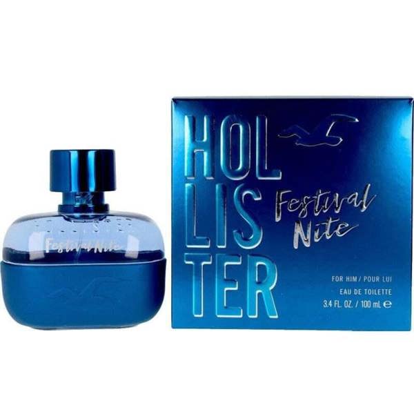 Hollister Festival Nite For Him 100ml Eau De Toilette EDT Spray