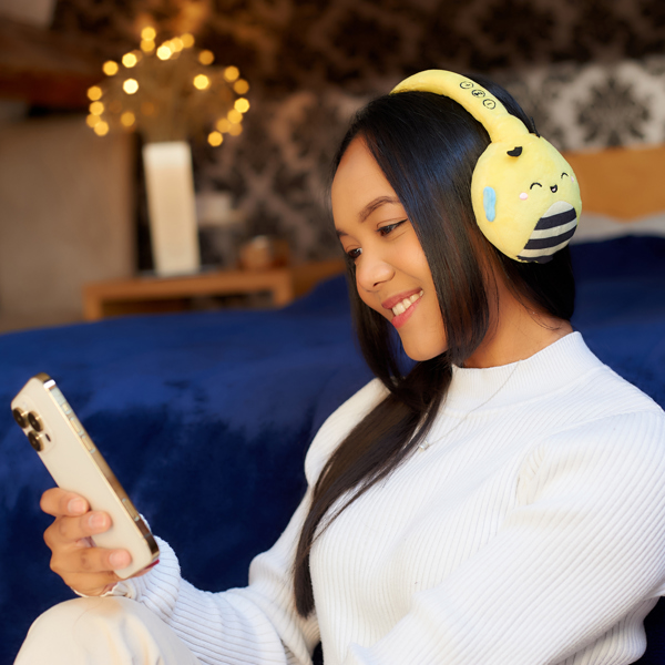 Lazerbuilt | Squishmallows Sunny Plush Bluetooth Headphones