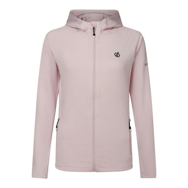 Dare 2B Womens/Ladies Ventura Stretch Hooded Midlayer - Pink Haze - 
