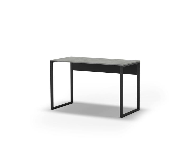 Decortie Inna Modern Work Table Lotus with Sturdy Metal Legs Particle Board Industrial Desk Width 110cm