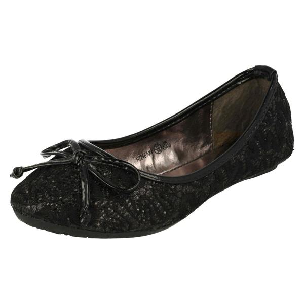 Cutie Girls Cutie Lace Detailing Ballerina Flats
