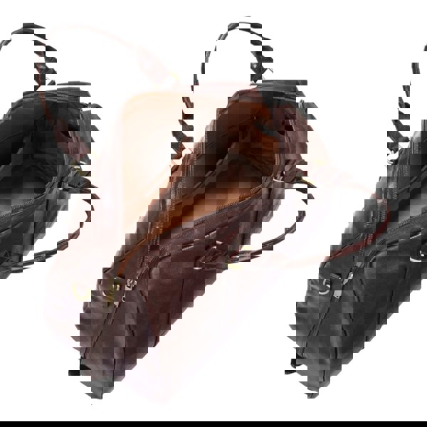 Infinity Leather Atlas - Genuine Leather Vintage Duffle Bag