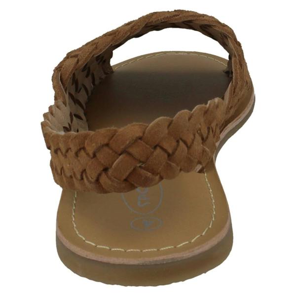Leather Collection Ladies Leather Collection Slingback Sandals F00214