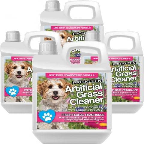 ProKleen Pro-Kleen Artificial Grass Cleaner for Dogs and Pet Friendly Cruelty Free Disinfectant with Deodoriser 4 in 1. Floral 4L