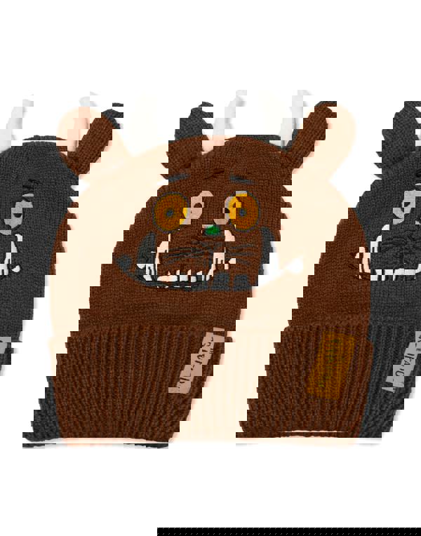 Gruffalo & Friends Unisex Kids Brown Novelty Face Beanie and Gloves Set (One Size)