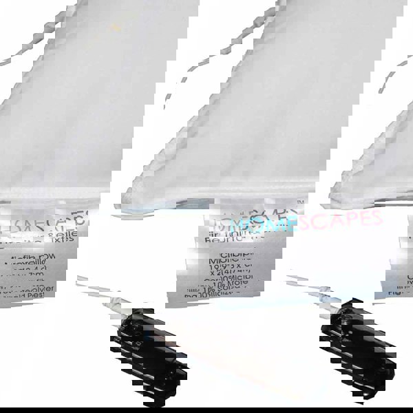 HOMESCAPES Super Microfibre Music Pillow with Speakers - Medium/Firm