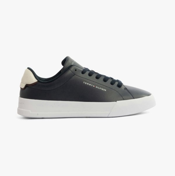 Tommy Hilfiger LOGO COURT Mens Trainers Desert Sky