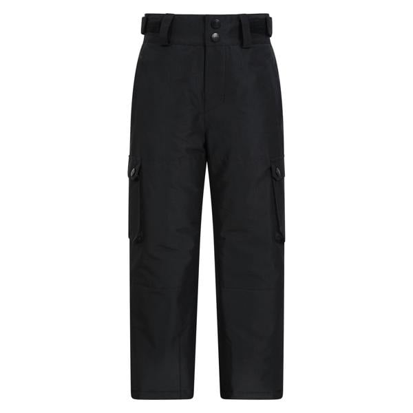 Mountain Warehouse Childrens/Kids Titan Cargo Ski Trousers - Black - 