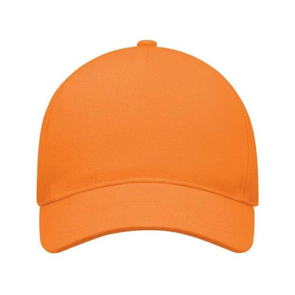 MidOcean Singa 5 Panel Baseball Cap - Orange - 