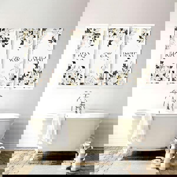 Art For A Bathroom Wall | Set of 3 wall art prints