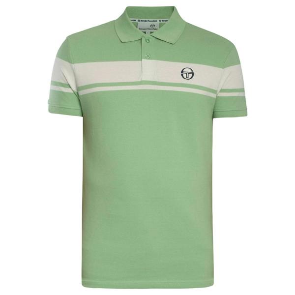 Sergio Tacchini Young Line Polo Shirt Quiet Green/Gardenia