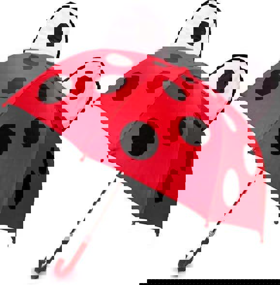 KAV Kids Transparent School Umbrella Boys and Girls - Sweet, Beautiful, Lightweight Design Dome Parasol for Your Child