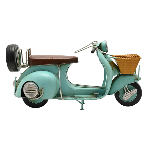 Harvey Makin Ornament - Blue Classic Scooter
