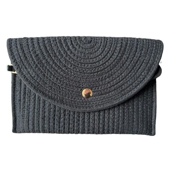 Solis Accessories Rope 2-in-1 Crossbody Shoulder or Clutch Bag