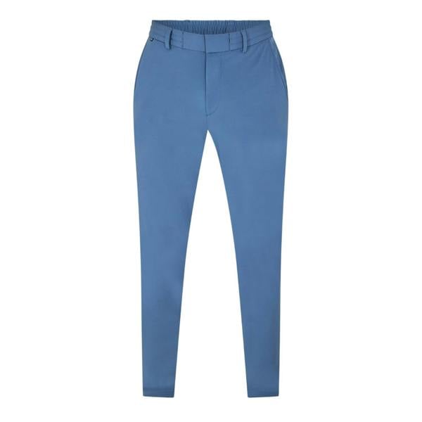 Boss Mens Genius Elasticated Waist Slim Chinos - Blue - 